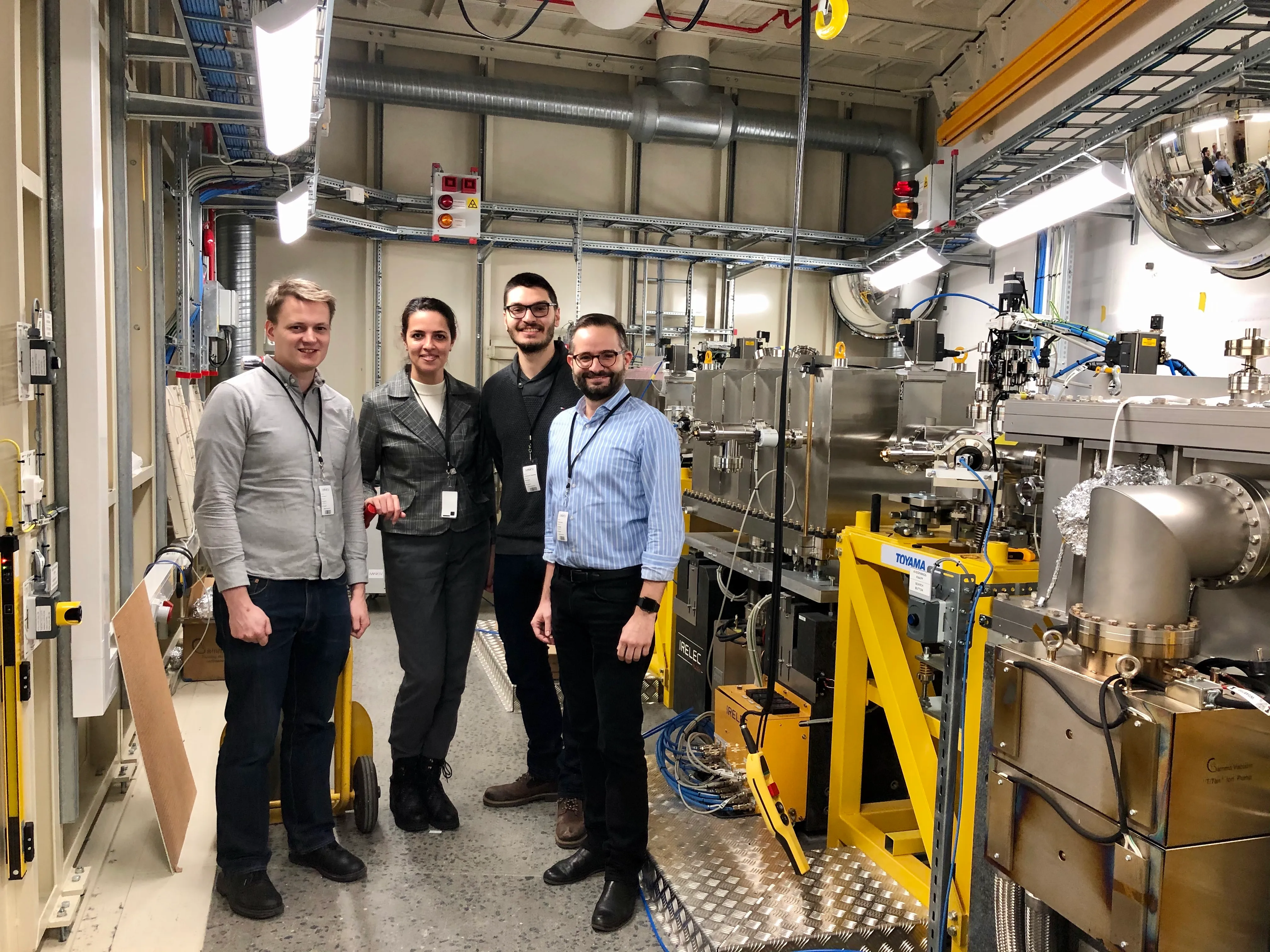 Visit to MAX IV Laboratory