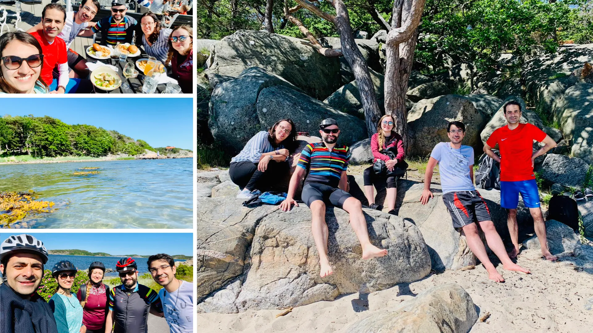 Annual group cycling trip