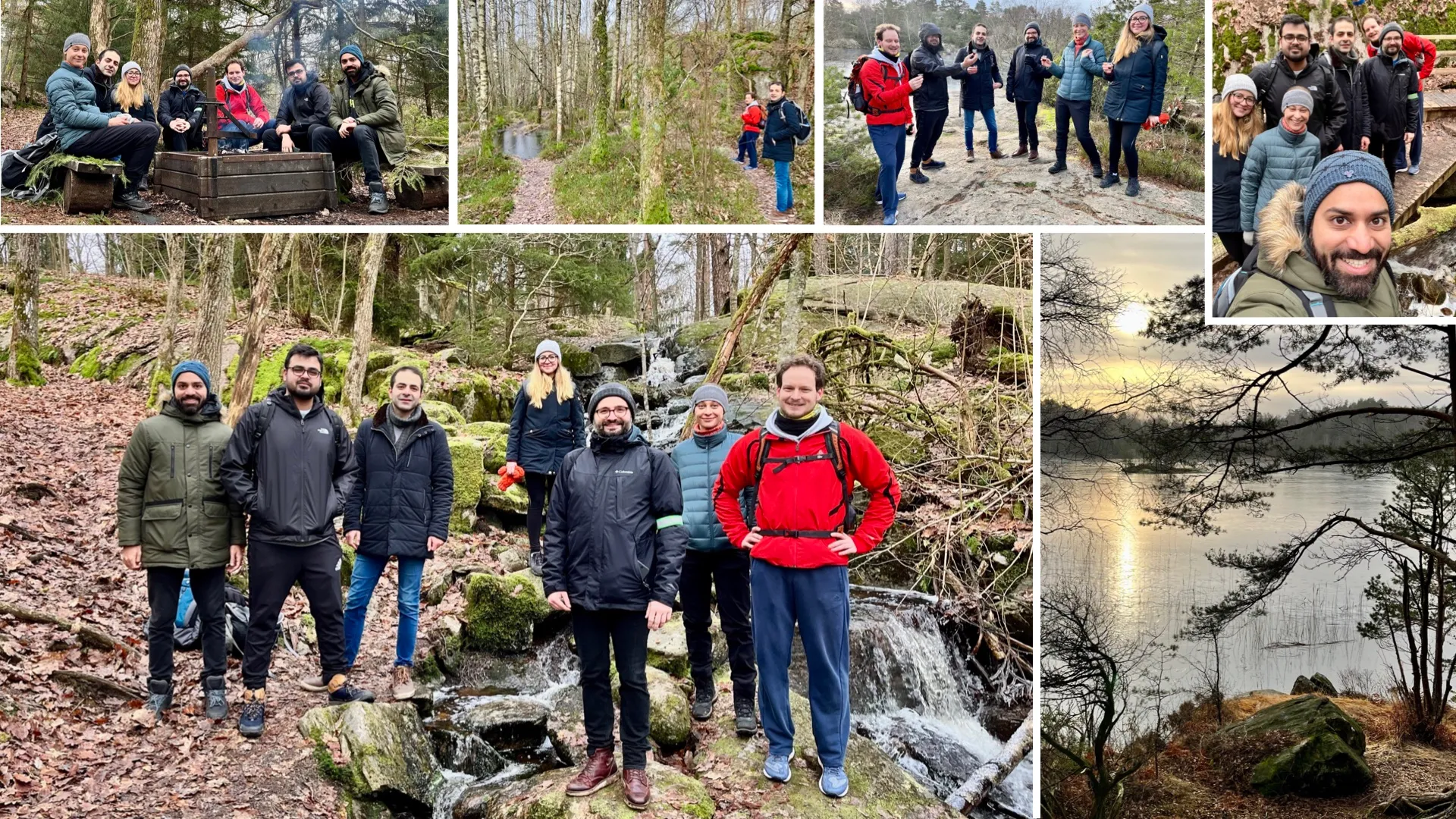 Annual group winter hike