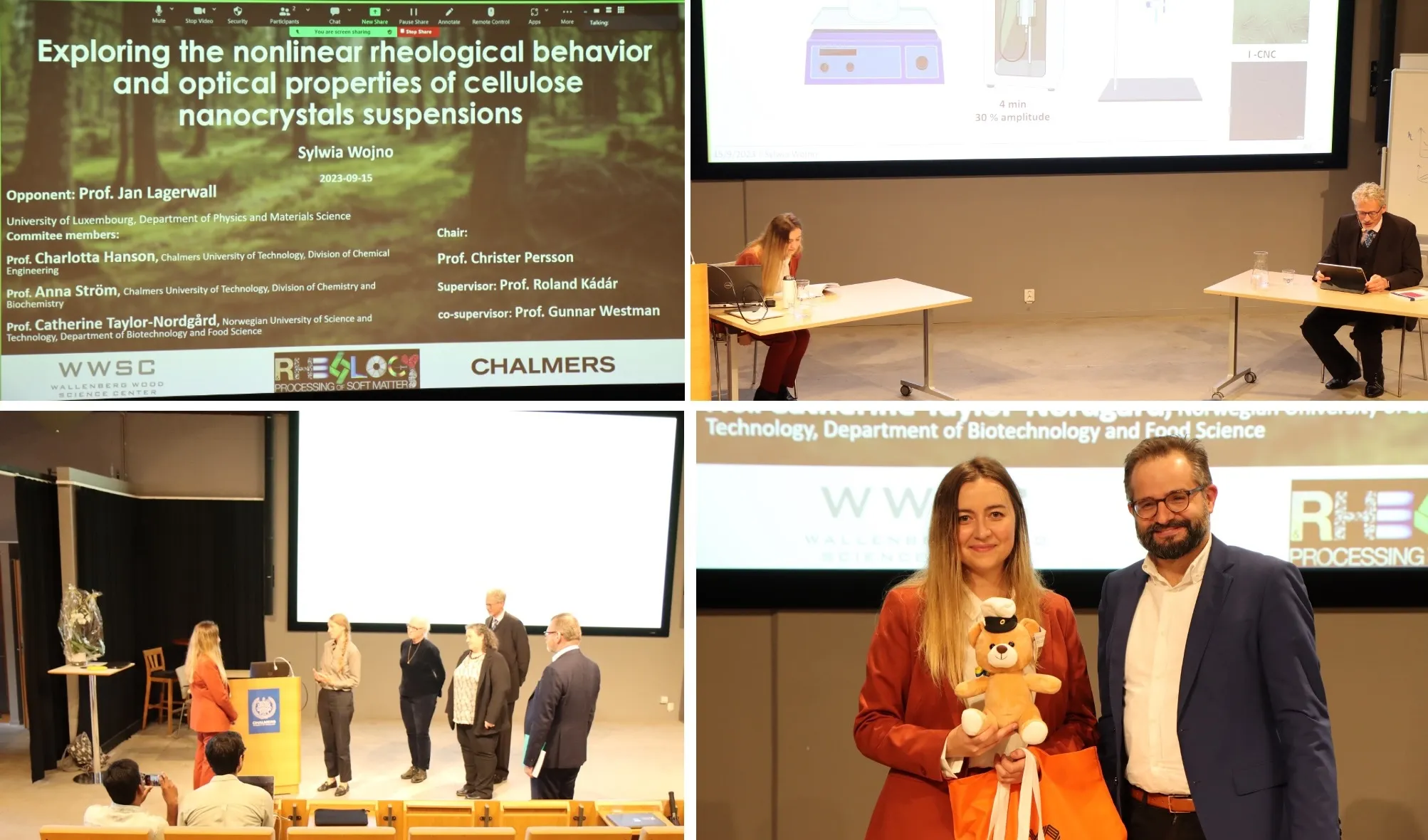 Sylwia's PhD defense