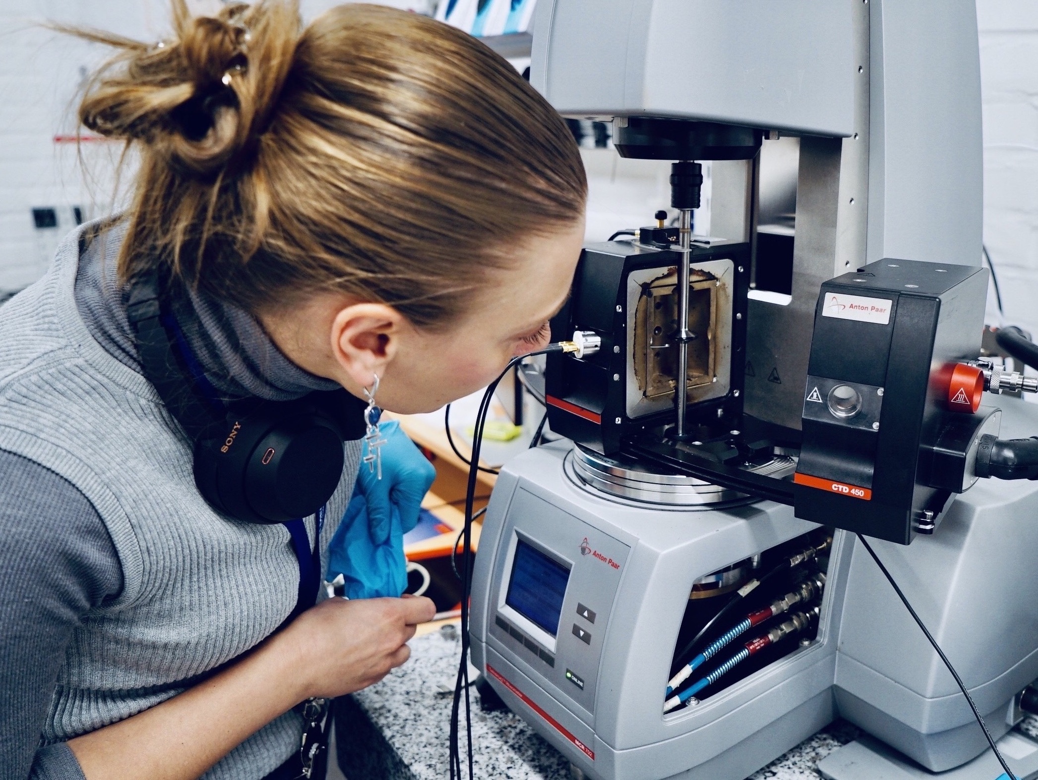 At the rheometer